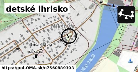 detské ihrisko