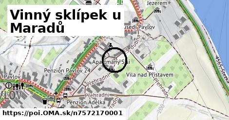 Vinný sklípek u Maradů