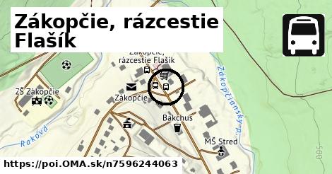 Zákopčie, rázcestie Flašík