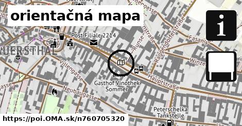 orientačná mapa