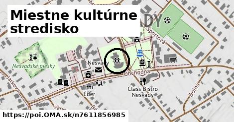 Miestne kultúrne stredisko