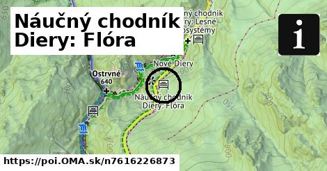 Náučný chodník Diery: Flóra