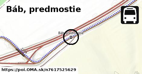 Báb, predmostie