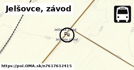 Jelšovce, závod