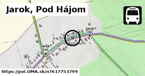 Jarok, Pod Hájom