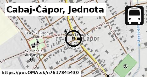 Cabaj-Čápor, Jednota