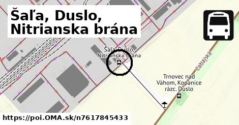 Šaľa, Duslo, Nitrianska brána