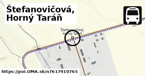 Štefanovičová, Horný Taráň