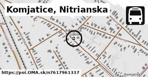 Komjatice, Nitrianska