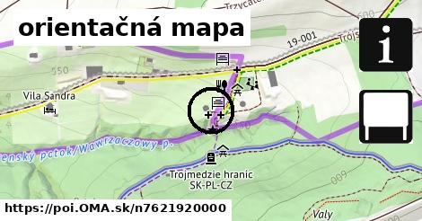 orientačná mapa