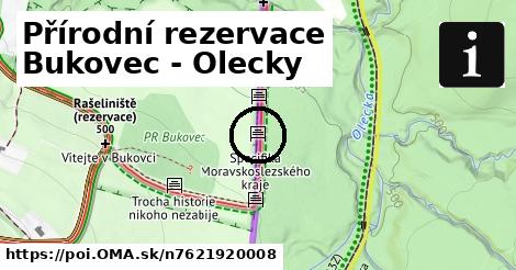 Přírodní rezervace Bukovec - Olecky