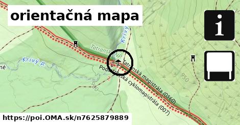 orientačná mapa