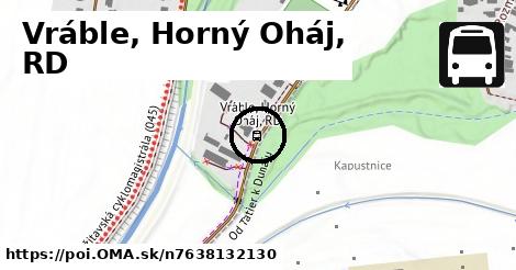 Vráble, Horný Oháj, RD