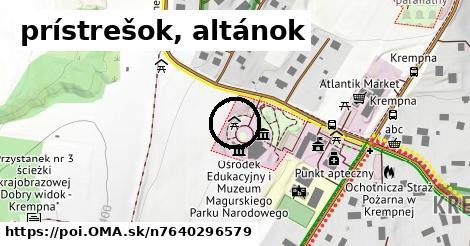 prístrešok, altánok