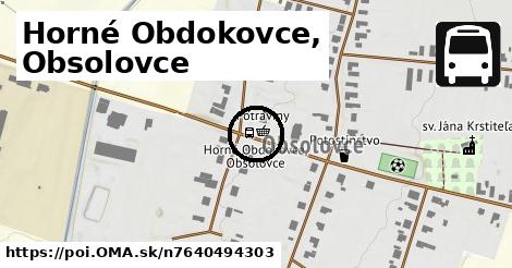 Horné Obdokovce, Obsolovce