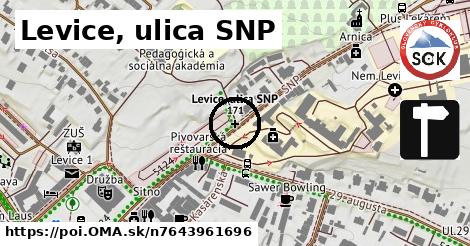 Levice, ulica SNP