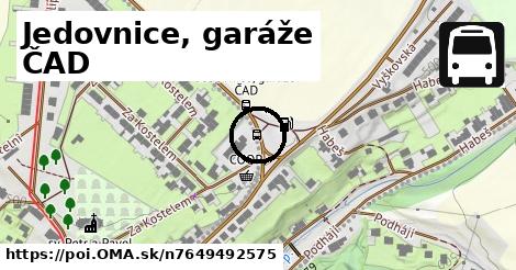 Jedovnice, garáže ČAD