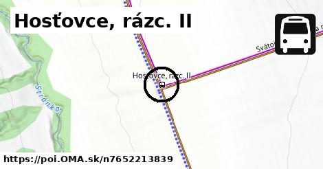 Hosťovce, rázc. II