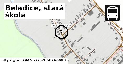 Beladice, stará škola