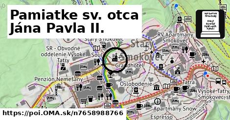 Pamiatke sv. otca Jána Pavla II.