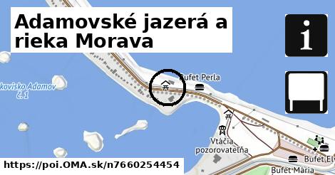 Adamovské jazerá a rieka Morava