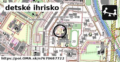 detské ihrisko