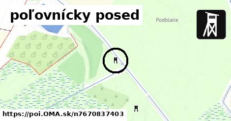 poľovnícky posed