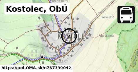 Kostolec, ObÚ