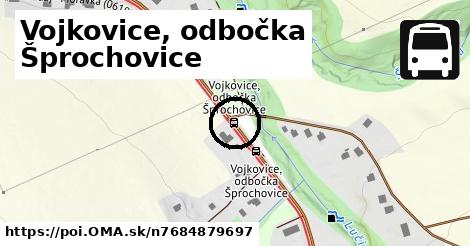Vojkovice, odbočka Šprochovice