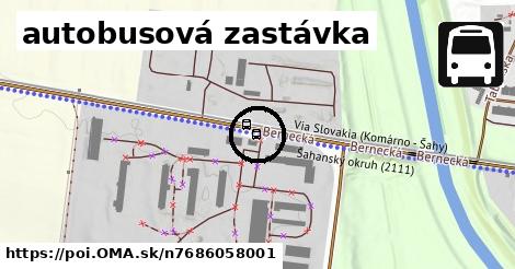 autobusová zastávka