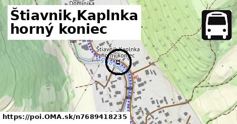 Štiavnik,Kaplnka horný koniec