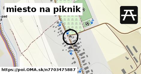 miesto na piknik