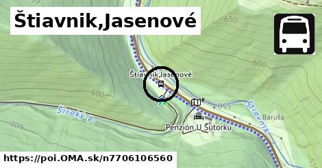 Štiavnik,Jasenové