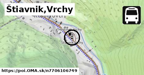 Štiavnik,Vrchy