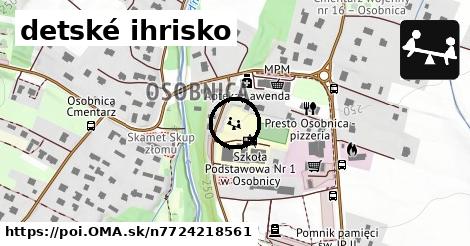 detské ihrisko