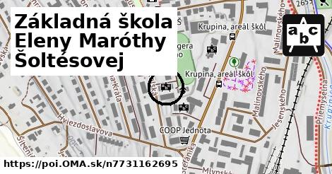 Základná škola Eleny Maróthy Šoltésovej