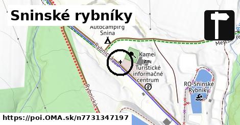 Sninské rybníky