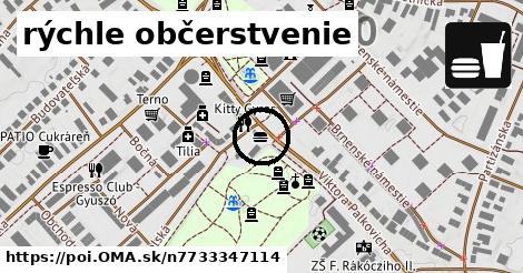 rýchle občerstvenie