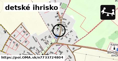 detské ihrisko