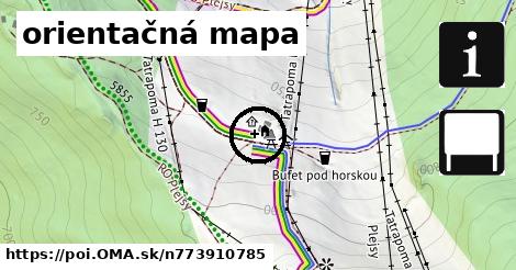 orientačná mapa