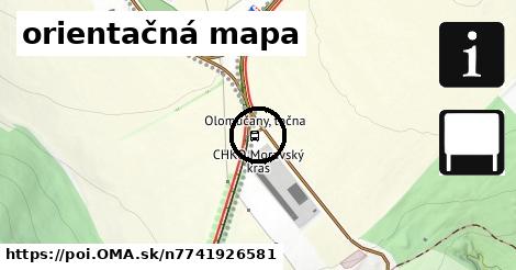 orientačná mapa