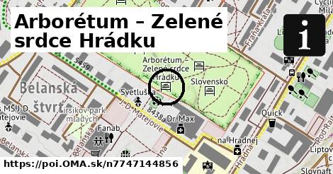 Arborétum – Zelené srdce Hrádku