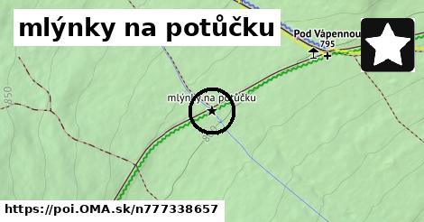 mlýnky na potůčku