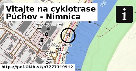 Vitajte na cyklotrase Púchov - Nimnica