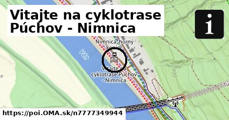 Vitajte na cyklotrase Púchov - Nimnica