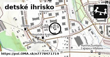 detské ihrisko