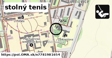 stolný tenis