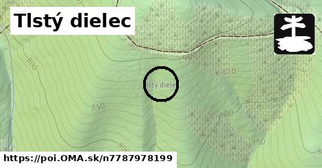 Tlstý dielec