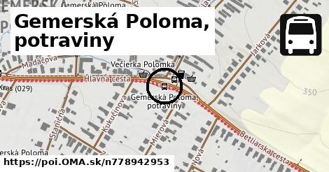 Gemerská Poloma, potraviny