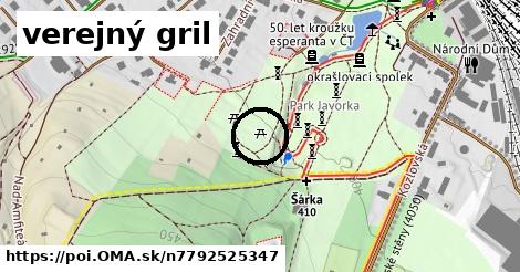 verejný gril